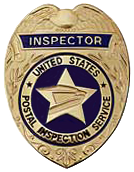 United States Postal Inspection Service Inspector Badge Opens in new window